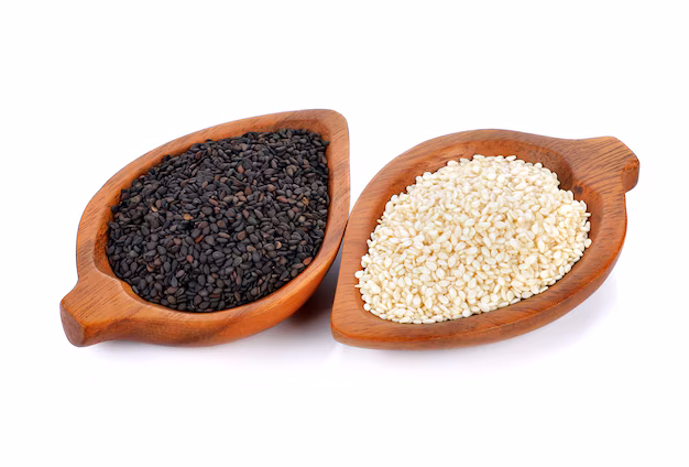 Sesame Seeds (Black & White)